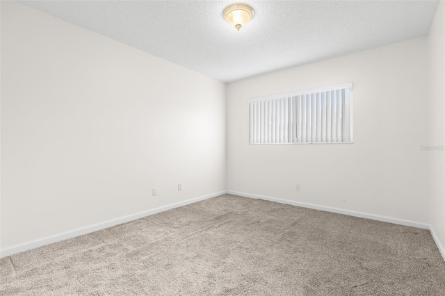 unfurnished room with light carpet