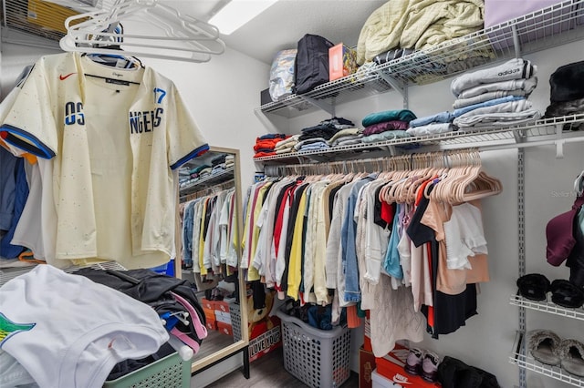 10265 Gandy Blvd N Unit 905, Saint Petersburg, FL 33702 - walk in closet featuring wood finished floors