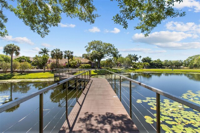 10265 Gandy Blvd N Unit 905, Saint Petersburg, FL 33702 - dock with a water view
