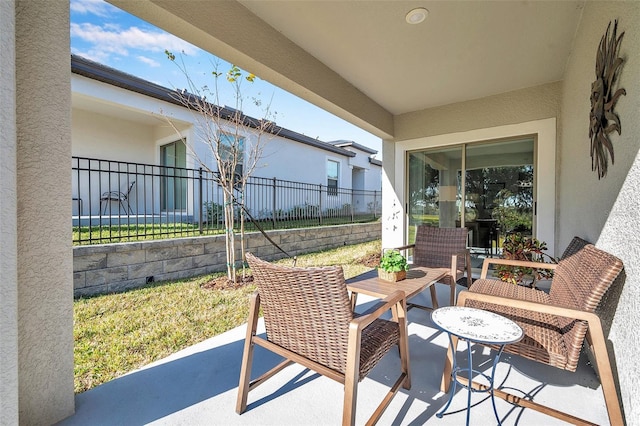 view of patio