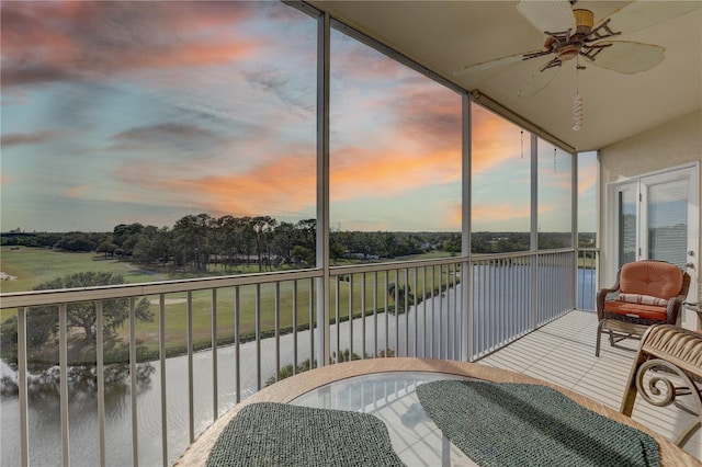 1200 Country Club Dr Unit 2504, Largo, FL 33771 - sunroom / solarium with a water view