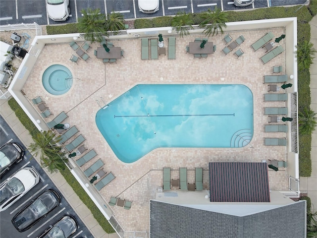 1200 Country Club Dr Unit 2504, Largo, FL 33771 - drone / aerial view of a pool