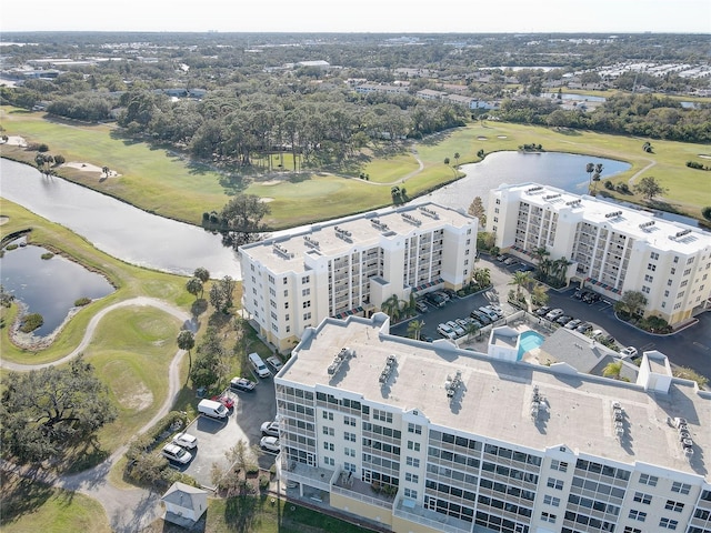 1200 Country Club Dr Unit 2504, Largo, FL 33771 - aerial overview of property's location with apartment complex / building, a local golf course, and a nearby body of water