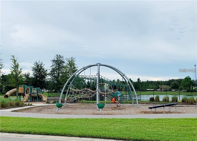 view of play area