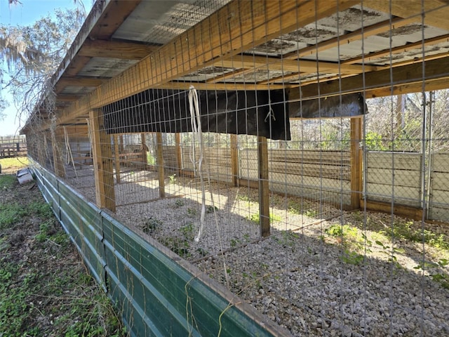 exterior space with an outbuilding and an exterior structure