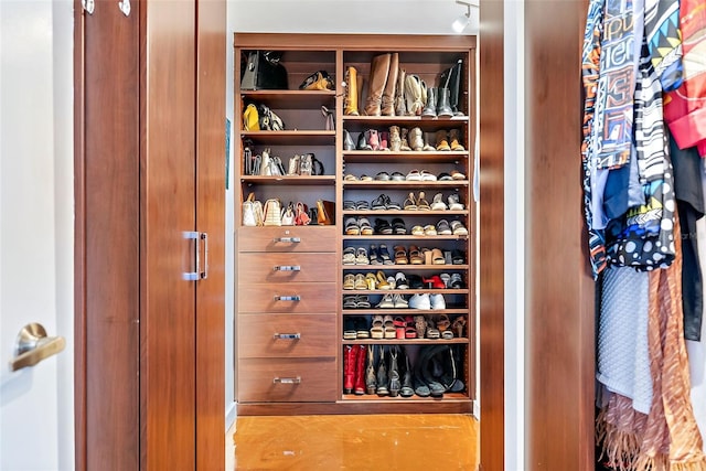 view of closet