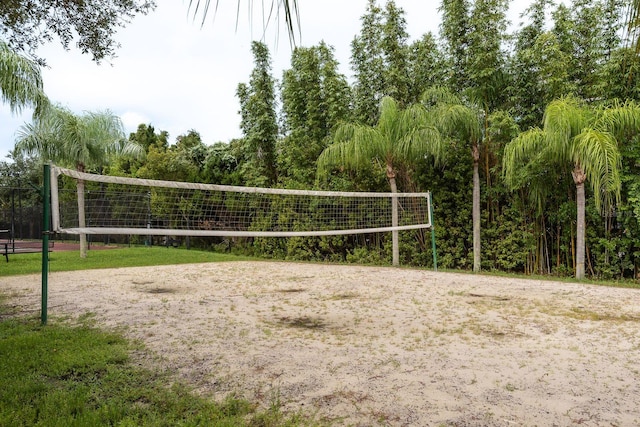 view of property's community with volleyball court