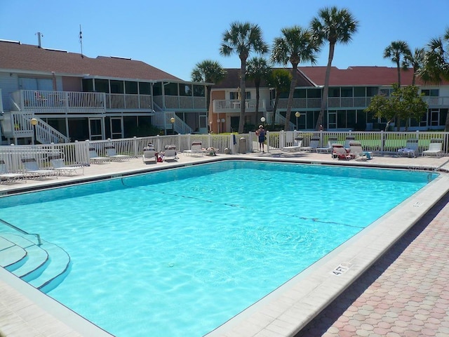 view of pool