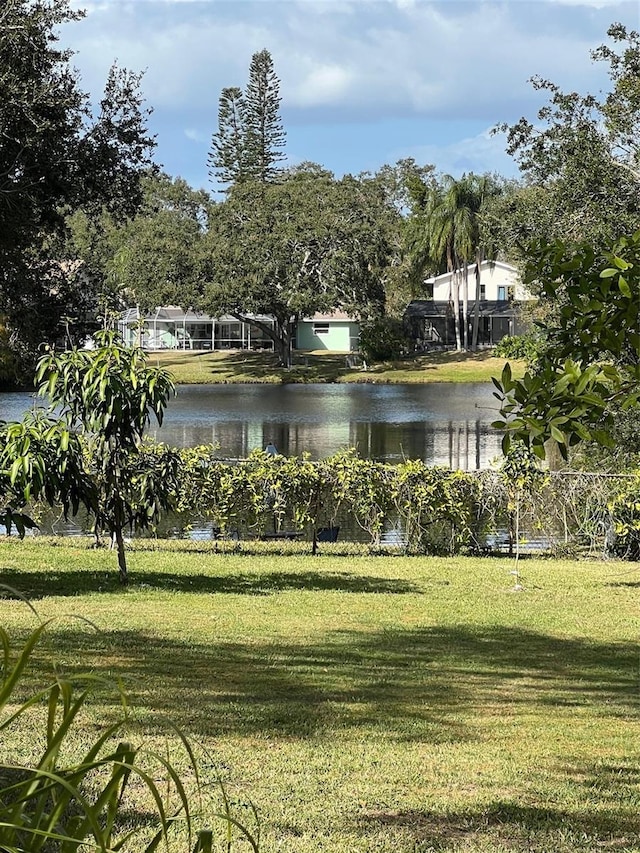 view of water feature