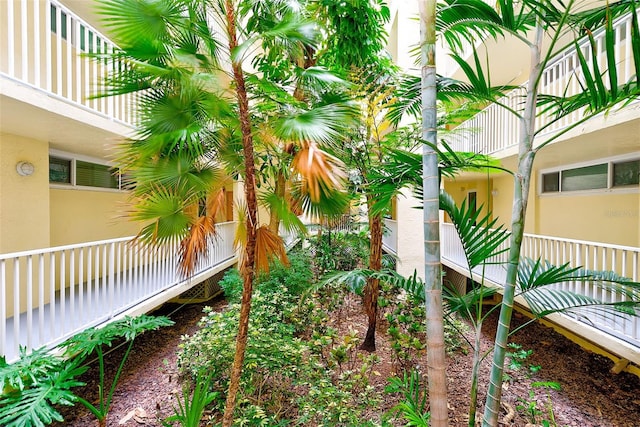 16308 Gulf Blvd Unit 303, Redington Beach, FL 33708 - view of yard featuring a balcony