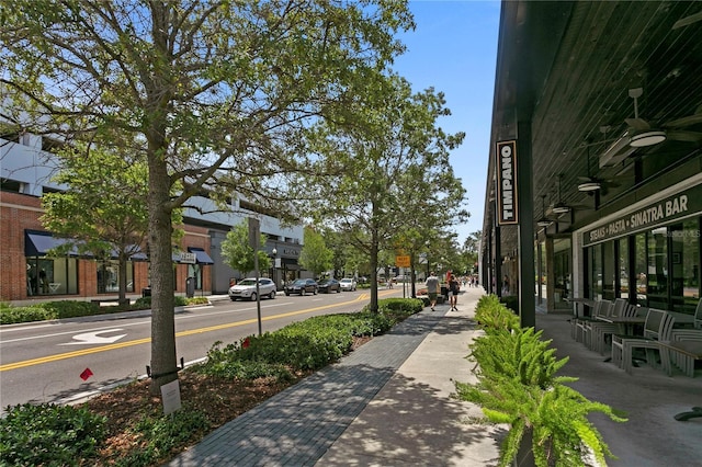 view of street