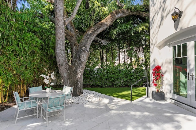 view of patio