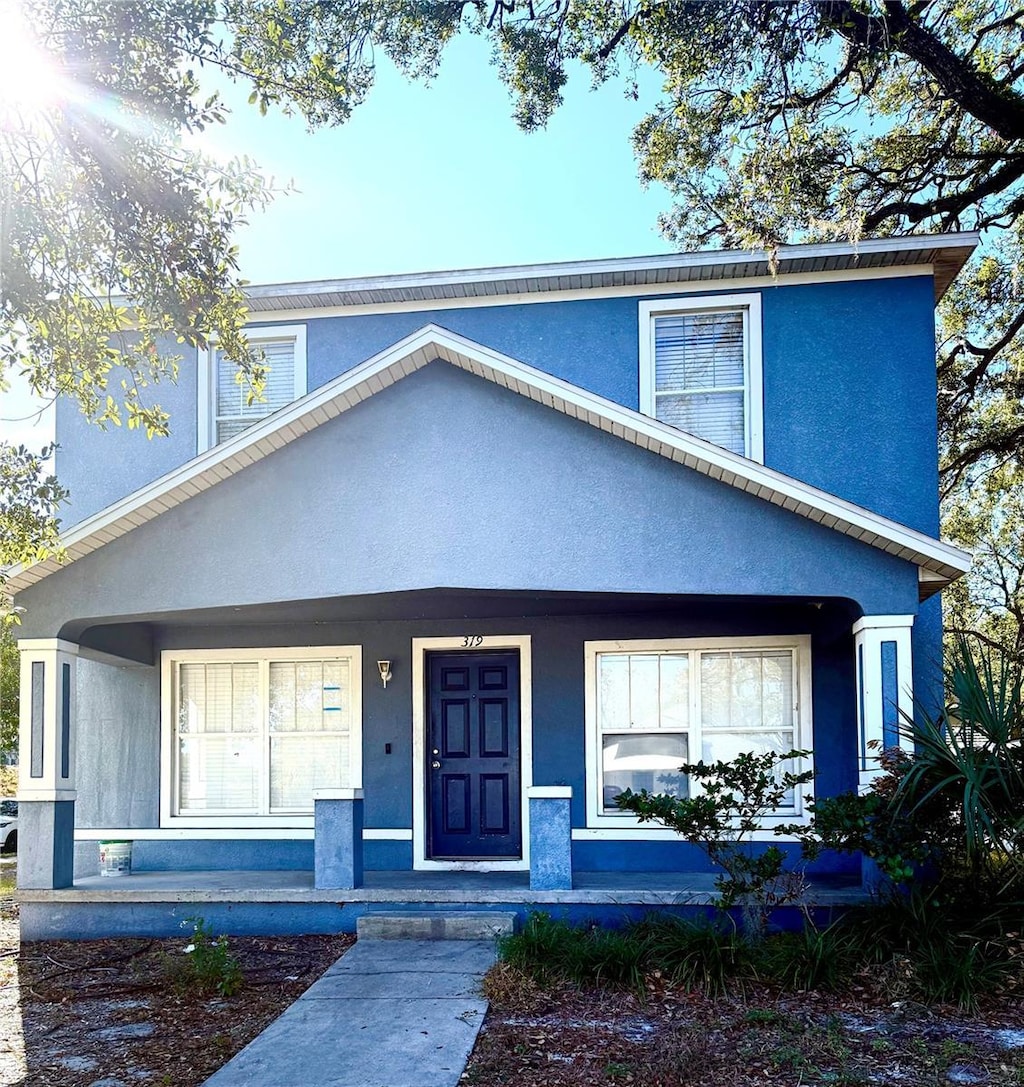 view of front of house featuring a porch