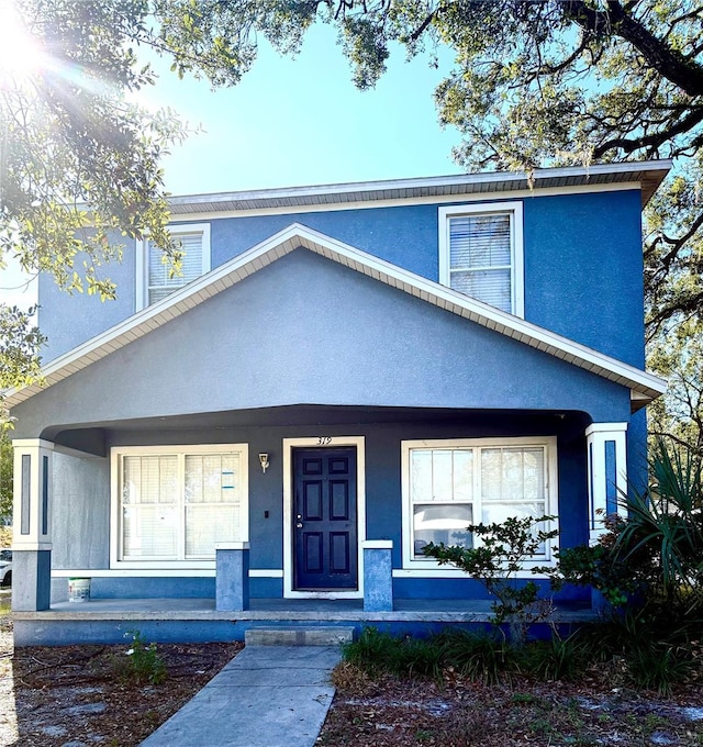 view of front of house featuring a porch