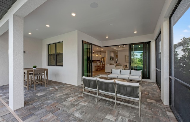 sunroom featuring a healthy amount of sunlight