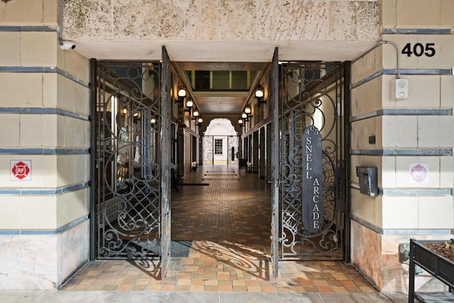 405 Central Ave Unit 700, Saint Petersburg, FL 33701 - property entrance with a gate and a surveillance system