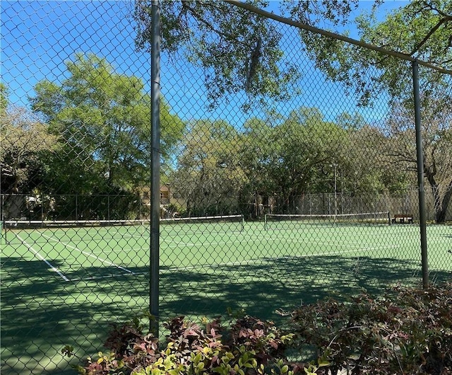 view of sport court