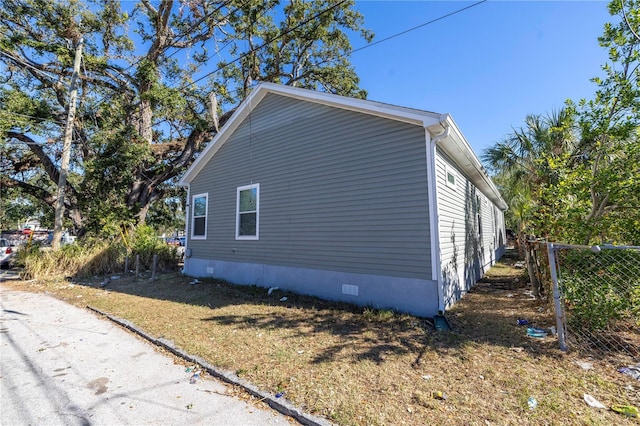 view of side of property