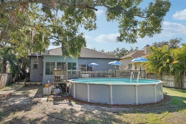 view of pool