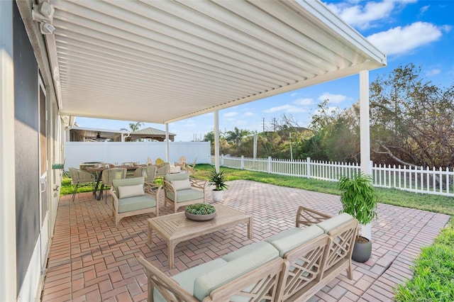 view of patio / terrace