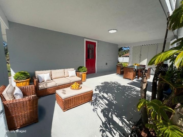 735 Bertrend St, Englewood, FL 34223 - view of patio with an outdoor hangout area and outdoor dining space