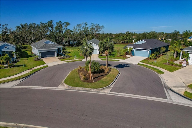 13584 Old Creek Ct, Parrish, FL 34219 - view of front of property with a front yard and concrete driveway