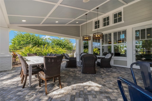 13584 Old Creek Ct, Parrish, FL 34219 - view of patio / terrace with outdoor dining space