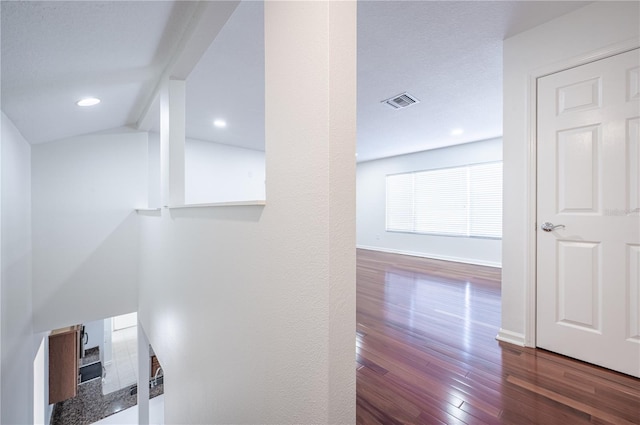 hall featuring hardwood / wood-style floors