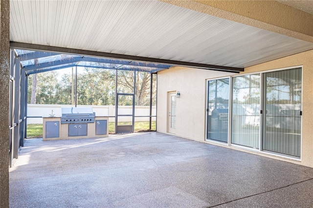 3602 Juneberry Dr, Wesley Chapel, FL 33543 - unfurnished sunroom with a sink
