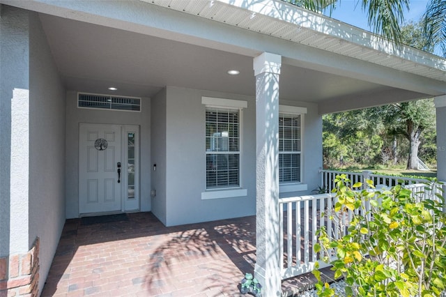 view of entrance to property