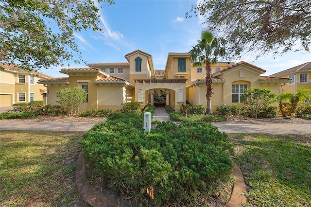 view of mediterranean / spanish house