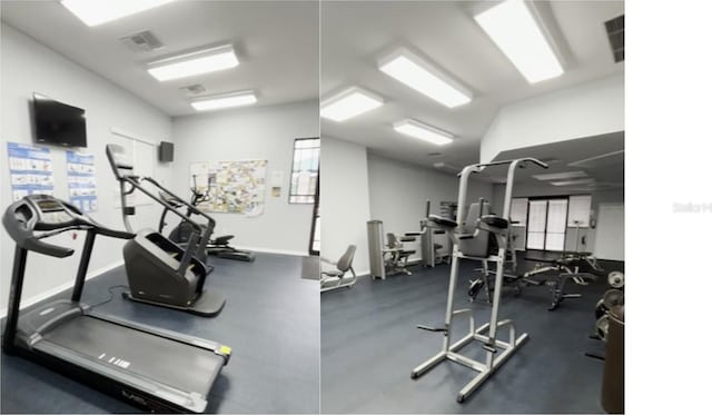 view of exercise room