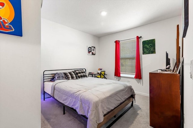 bedroom with carpet flooring