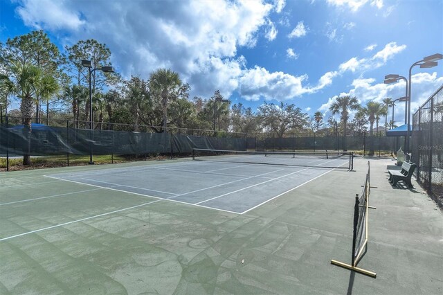 view of sport court