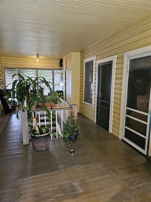 exterior space with covered porch