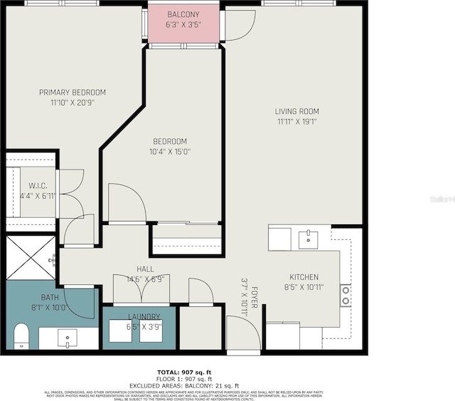 4221 W Spruce St Unit 2418, Tampa, FL 33607 - room layout