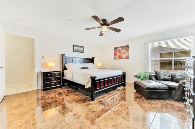 19811 Gulf Blvd Unit 102, Indian Shores, FL 33785 - bedroom with ceiling fan