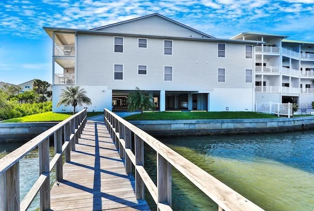 19811 Gulf Blvd Unit 102, Indian Shores, FL 33785 - view of dock with a water view