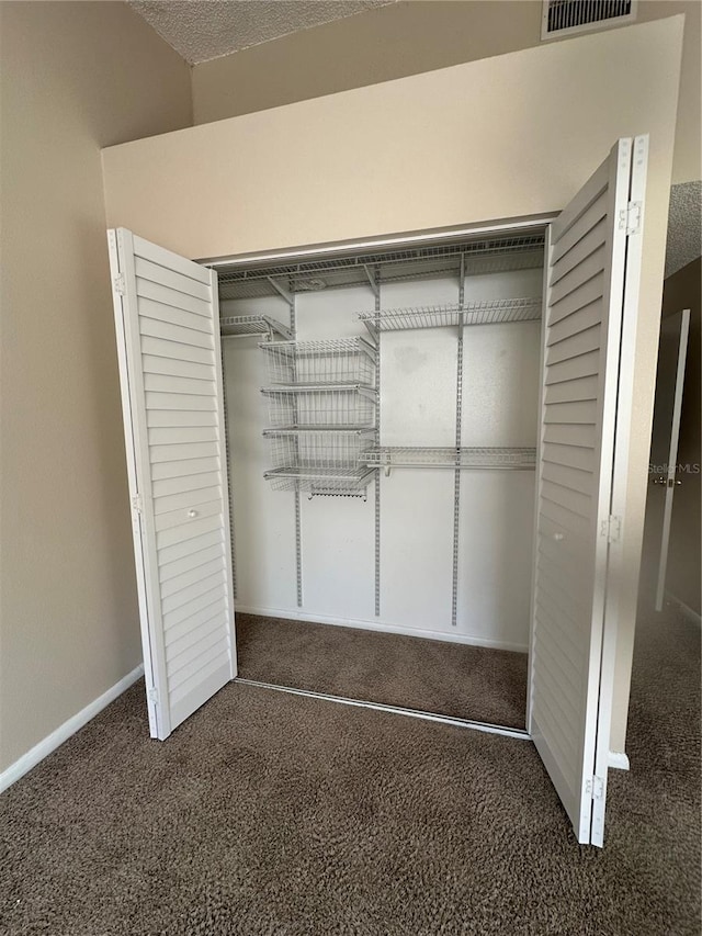 view of closet