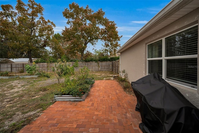 view of patio / terrace with area for grilling