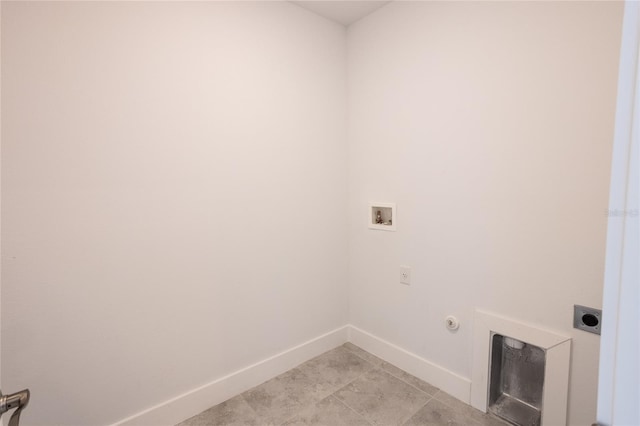 479 Winwood Ct, Port Charlotte, FL 33954 - laundry area with hookup for an electric dryer, baseboards, hookup for a washing machine, and hookup for a gas dryer