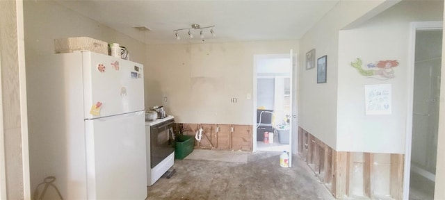 kitchen with white appliances