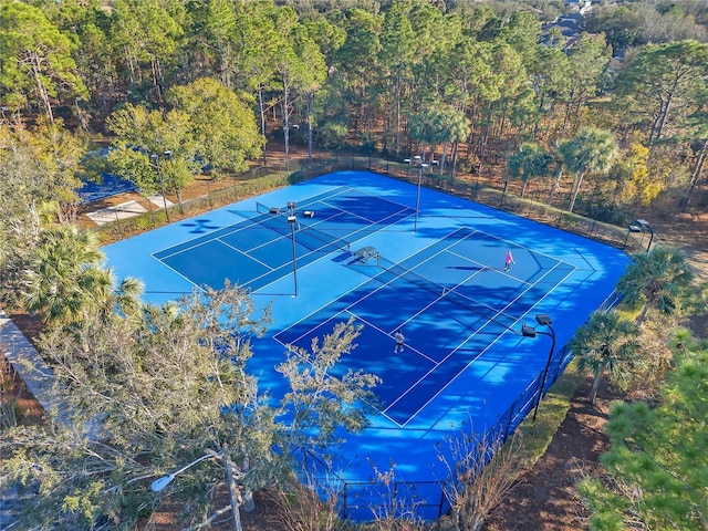 view of sport court