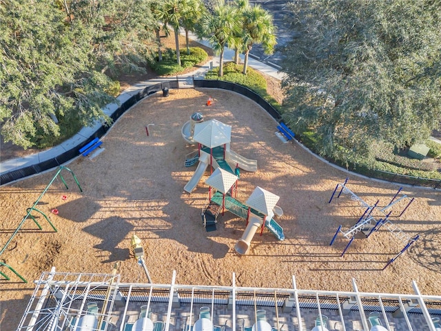 exterior space featuring a playground