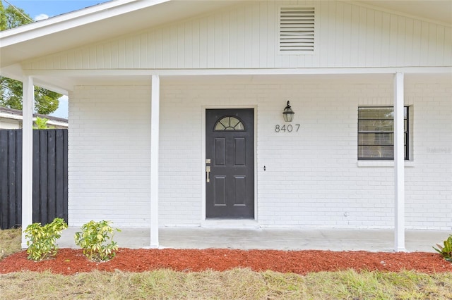 view of property entrance