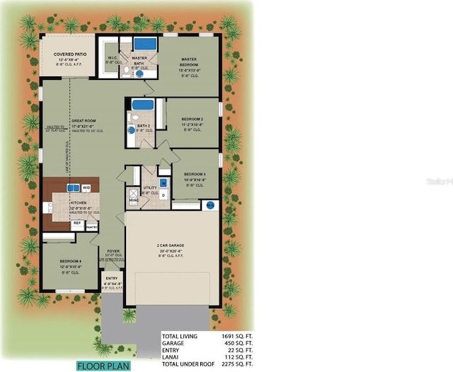 20118 Quesada Ave, Port Charlotte, FL 33952 - property floor plan