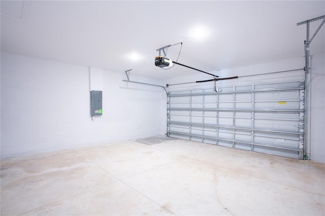 20118 Quesada Ave, Port Charlotte, FL 33952 - garage with electric panel and a garage door opener