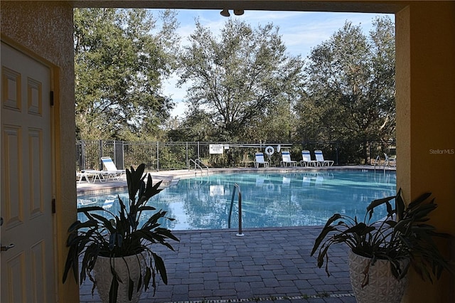 view of pool