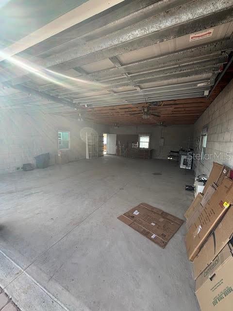 view of basement