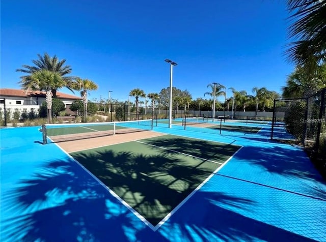 view of tennis court